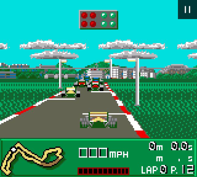 F1 - World Championship - Game Gear game screenshot (1995) by Domark